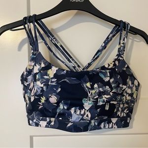 Gap G-Fit Floral Cross Back Sports Bra
